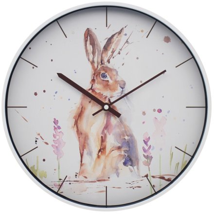 Country Life Hare Clock