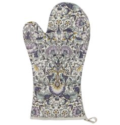 A colourful floral single oven glove with the popular Lodden design by William Morris.