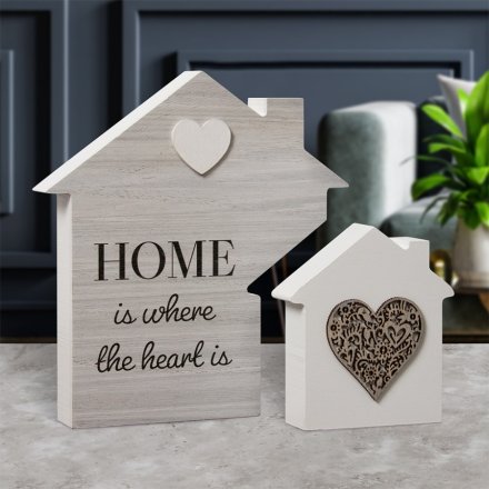 House Plaque Home & Heart