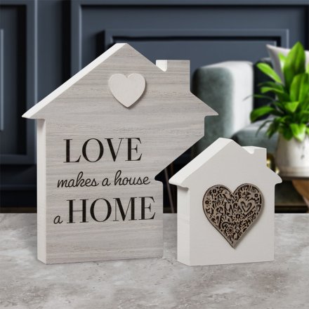 House Plaque Love & Home