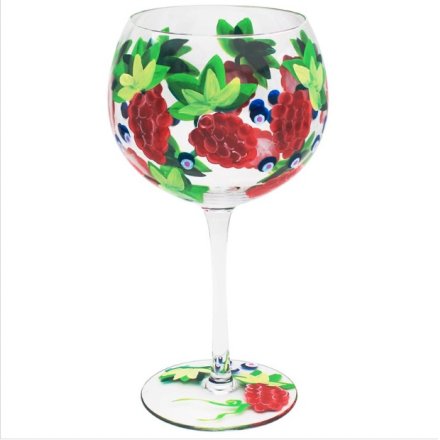 Raspberry Gin Glass