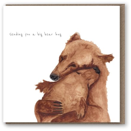 Bear Hug Greetings Card