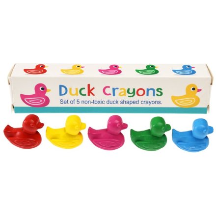 Set of 5 Duck Crayons 