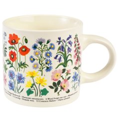 A colourful floral variety mug. An attractive gift item