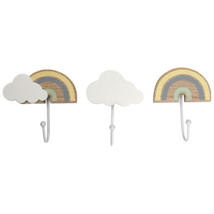 Rainbow & Cloud Hooks, 3a