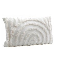 Snuggle up with this stylish and plump cushion with a chic arch design made from tufted fabric. 