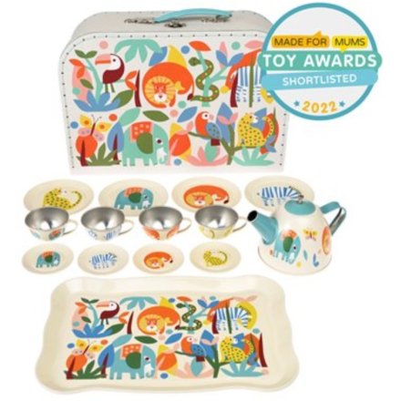 A colourful tea party set with matching carry case from the popular Wild Wonders range.