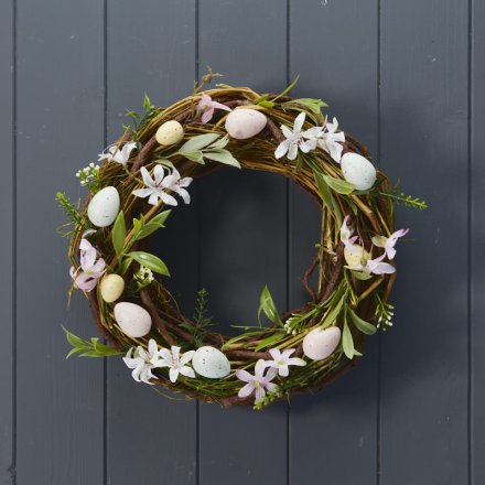 Spring Egg Wreath, 25cm