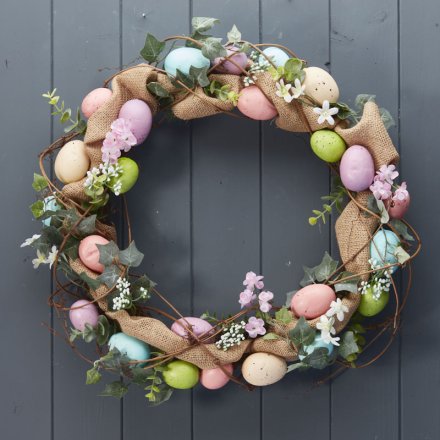 Spring Egg Wreath, 40cm