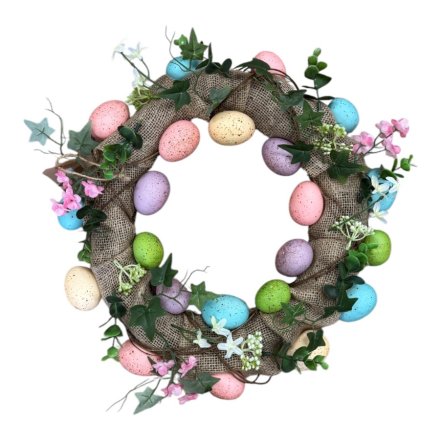 Spring Egg Wreath, 40cm