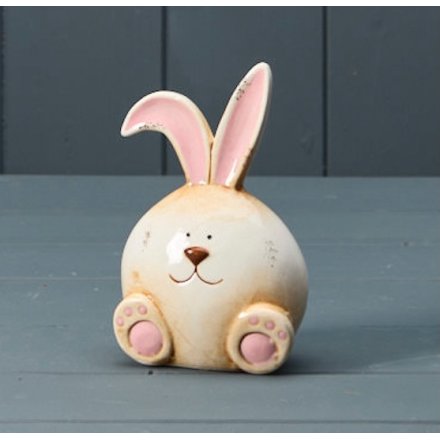 Sitting Ceramic Rabbit, 13cm