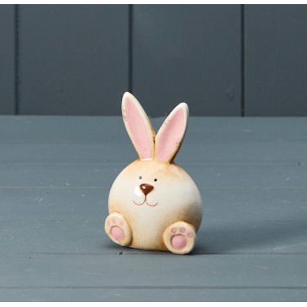 Sitting Ceramic Rabbit 10cm