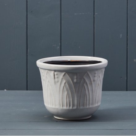 Ceramic White Pot
