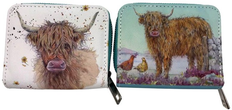 Highland Cow Purse, 2a | 60819 | Ranges / Bags, Purses & Keyring's ...