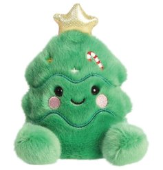 A Christmas tree shaped palm pal plush soft toy by Aurora World