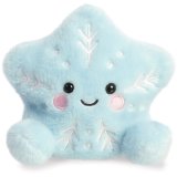An adorable and super soft snowflake shaped palm pal. Complete with embroidered detailing.