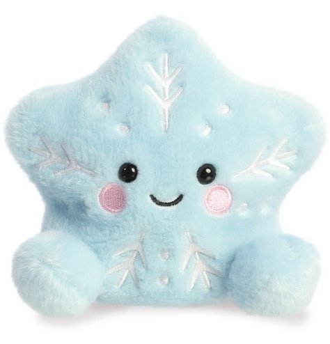 A charming plush soft toy with beautiful embroidered details including a sweet smiling face.