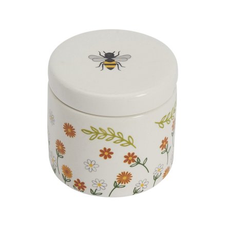 Garden Bee Trinket Pot 