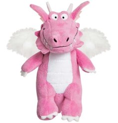 Meet pink dragon. A beautifully crafted soft toy from the popular tale of Zog. 