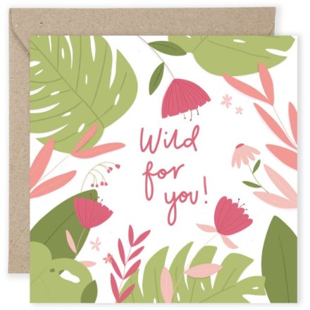 Wild For You Greeting Card