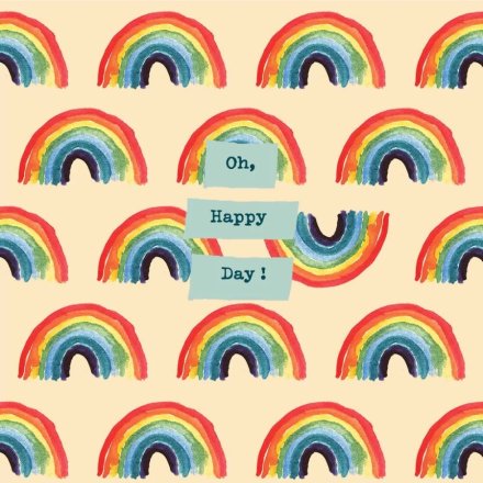 Oh Happy Day...Greetings Card 15cm