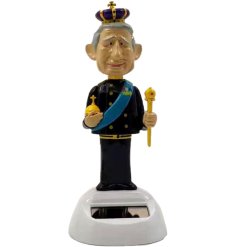 A Solar Pal character depicting King Charles in formal royal dress and coronation crown.