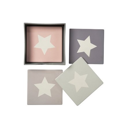 Eloise Star Coasters, Set of 4