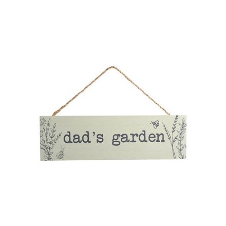 Dad's Garden Hanging Sign
