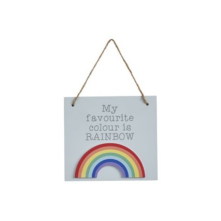 RAINBOW WALL SIGN