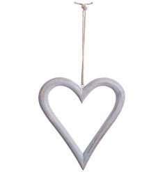 Hanging heart decoration