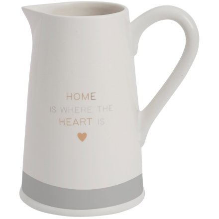 "Home Is Where The Heart Is" Jug