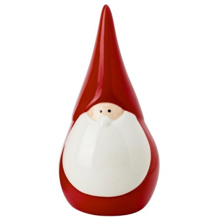 Small Red Ceramic Santa