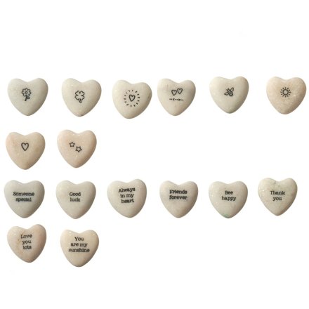 Evie Marble Heart Tokens