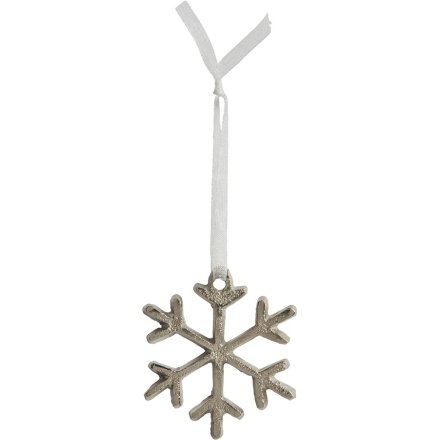Aluminium Snowflake Decoration
