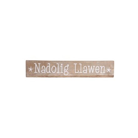 Welsh "Nadolig Llawen" Sign