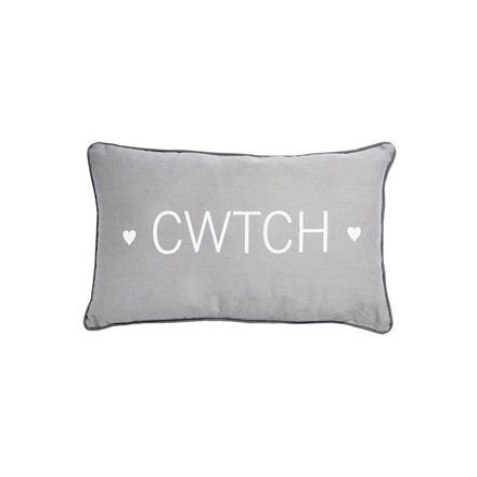 "Cwtch" Long Cushion Cover, 30cm