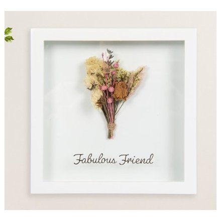 'Fabulous Friend' Flower Plaque