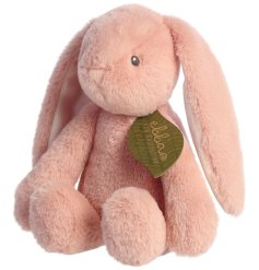 An adorable pretty pink Brenna bunny character design soft toy.