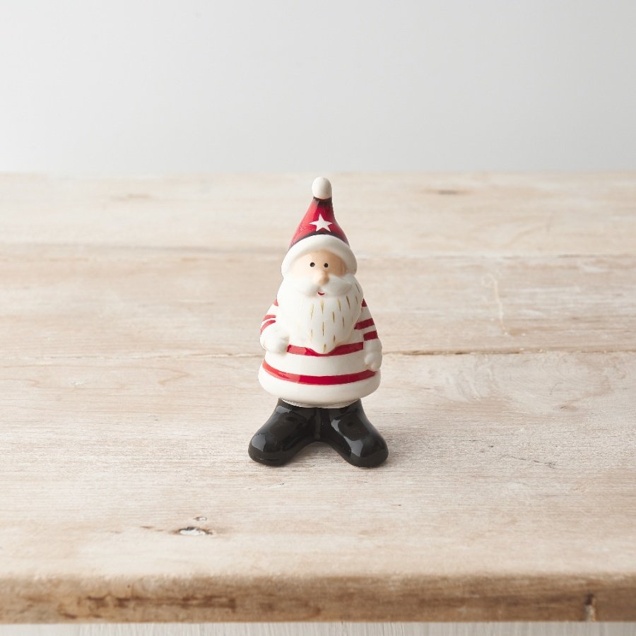 Star Santa Ornament, 10cm