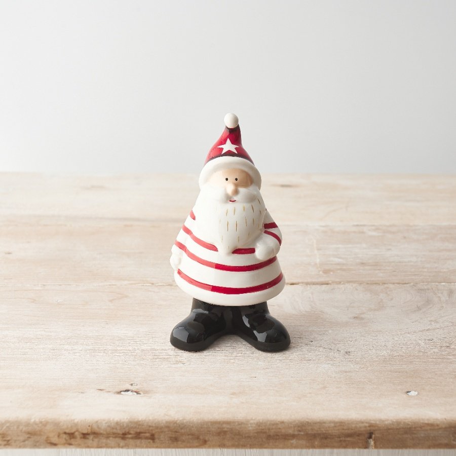 Cute Star Santa Ornament, 10cm