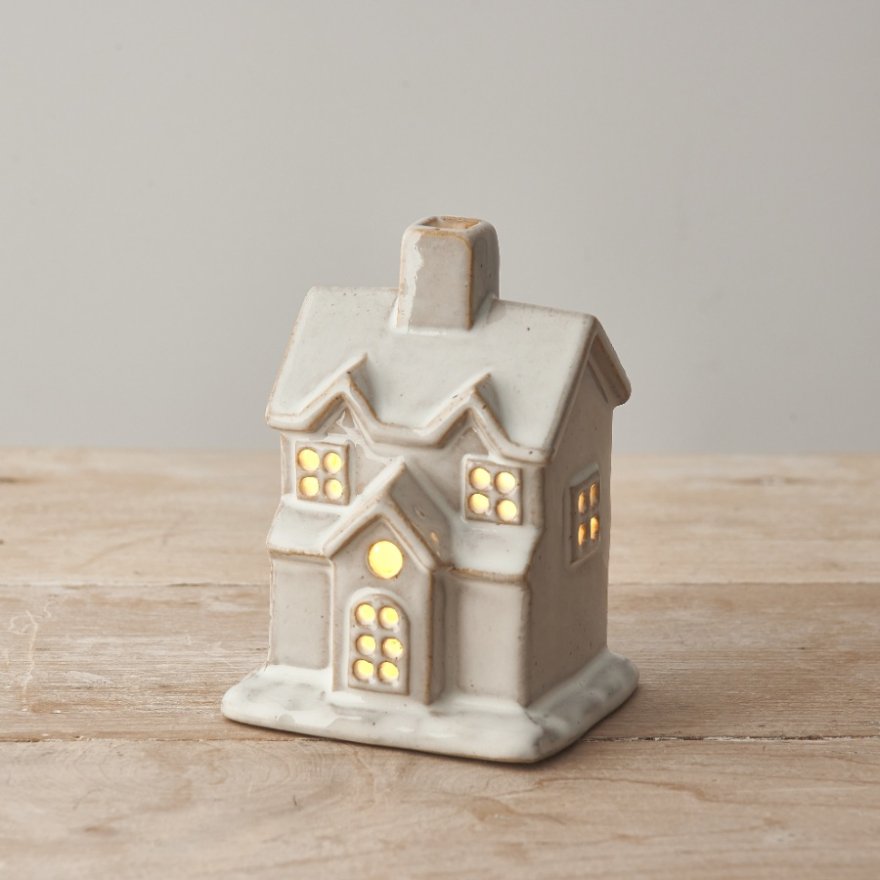 Natural Light Up House, 11cm