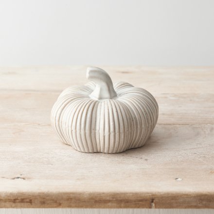 12cm Ceramic Pumpkin
