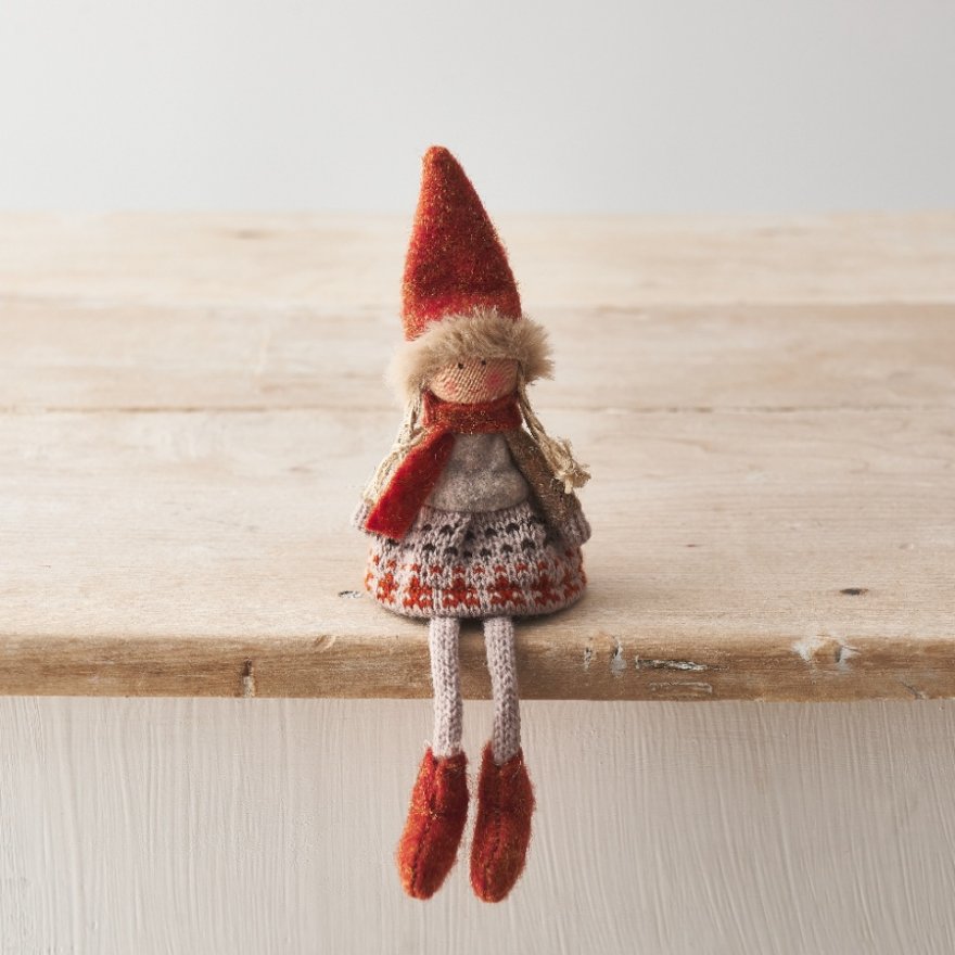 Orange Knitted Doll