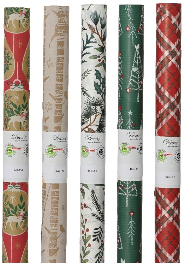 Traditional Gift Wrap Paper, 5a | 62045 | Christmas / Stationery ...