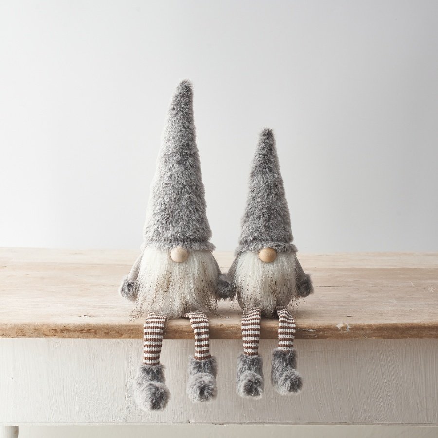 PL174718 - Grey Fur Gonk, 40cm | | Christmas / Christmas Gonks ...