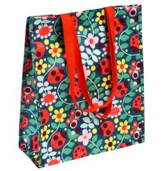 A fantastic alternative to single use plastic bags. This colourful ladybird shopper is a must have when out and about. 