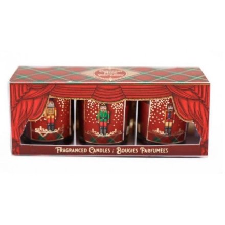 Christmas nutcracker candle holder