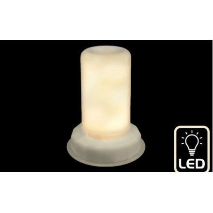 Led White Flame Light, 10cm