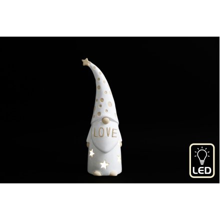 LED 'Love' Santa, 18.5cm