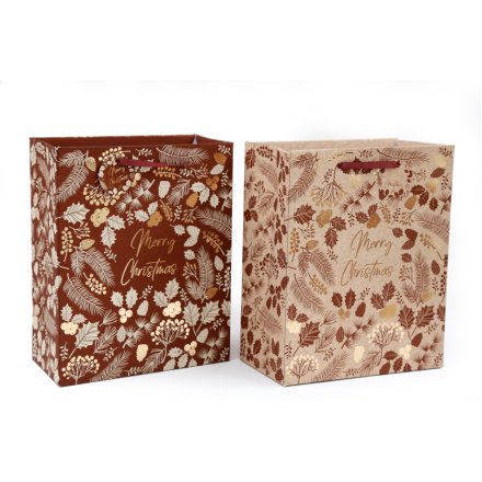 2a Traditional Christmas Gift Bag, 33cm